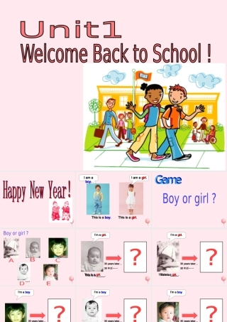 三年级英语下册 Unit 1 Welcome back to school A Let's talk教学课件 人教PEP-人教PEP小学三年级下册英语课件