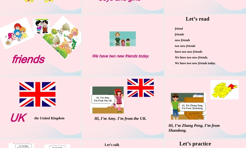 三年级英语下册 Unit 1 Welcome back to school A Let's talk教学课件1 人教PEP-人教PEP小学三年级下册英语课件