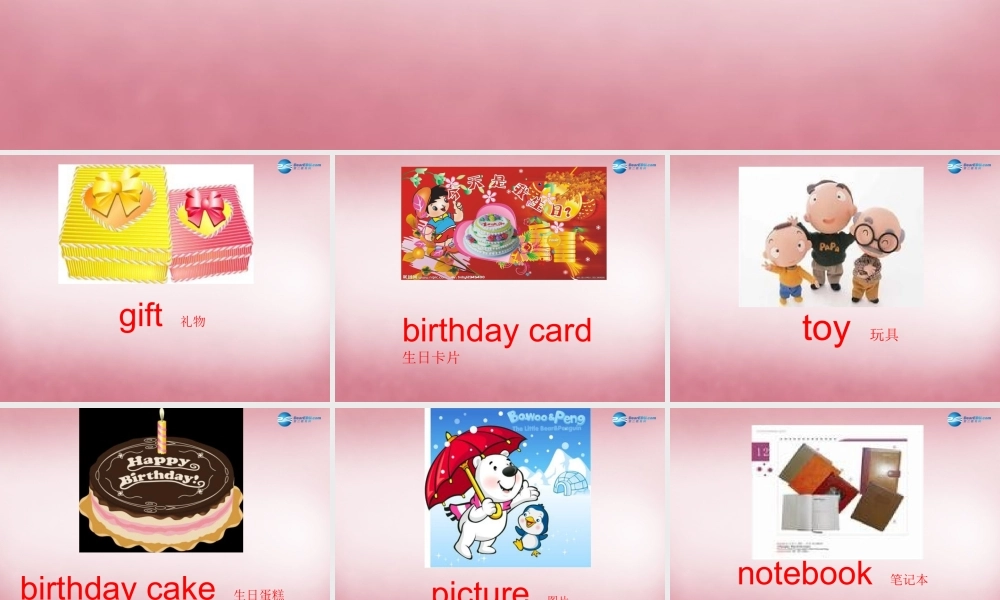 三年级英语上册 Unit12 Happy birthday课件2 （新版）湘少版