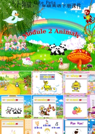 三年级英语下册 Module 2 Unit 5(4)课件 广州版