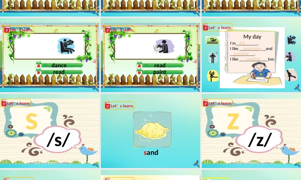 三年级英语下册 Module 3 My colourful life Unit 7 Hobbies（第3课时）课件 牛津深圳版-牛津深圳版小学三年级下册英语课件