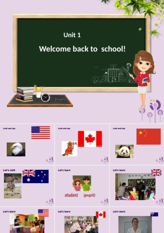 三年级英语下册 Unit 1 Welcome back to school（第5课时）课件 人教PEP版-人教PEP小学三年级下册英语课件