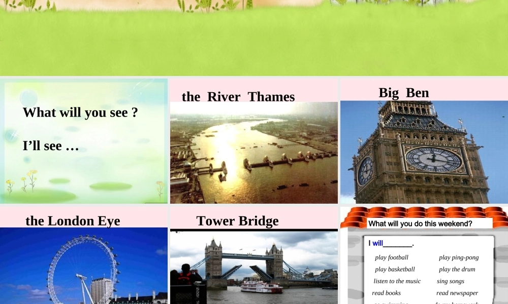 三年级英语下册 Module 3 Unit 1 We'll go to the zoo课件 外研版（一起）-外研版小学三年级下册英语课件