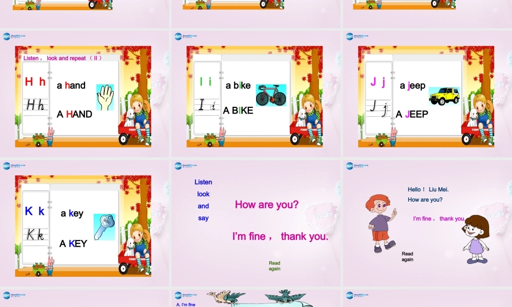 三年级英语上册《Lesson 3 How are you》课件 （新版）冀教版