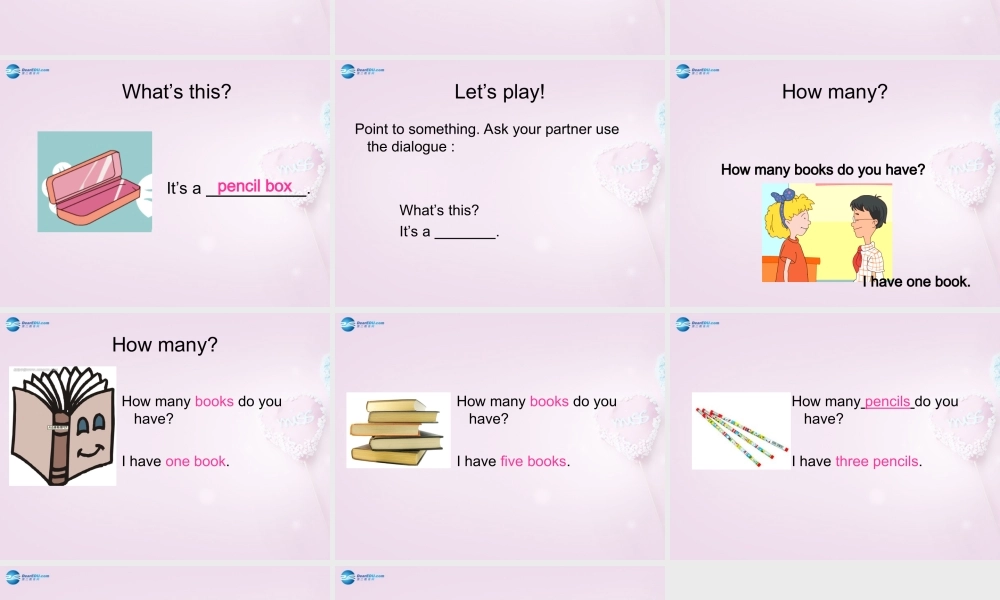 三年级英语上册《Lesson 5 How Many》课件2 （新版）冀教版