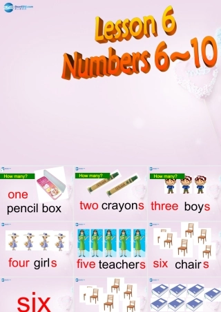 三年级英语上册《Lesson 6 Numbers 6-10》课件1 （新版）冀教版