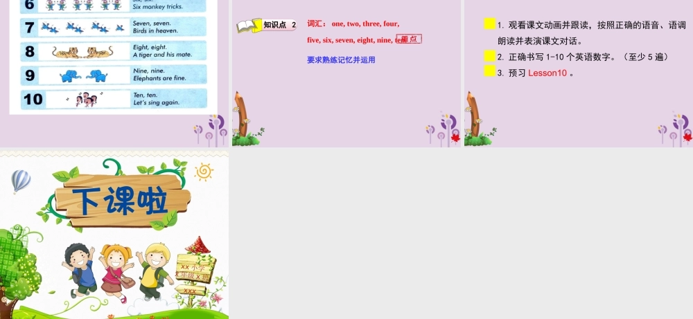 三年级英语下册 Unit 2 Animals at the Zoo Lesson 9 How Many课件 冀教版（三起）-冀教版小学三年级下册英语课件