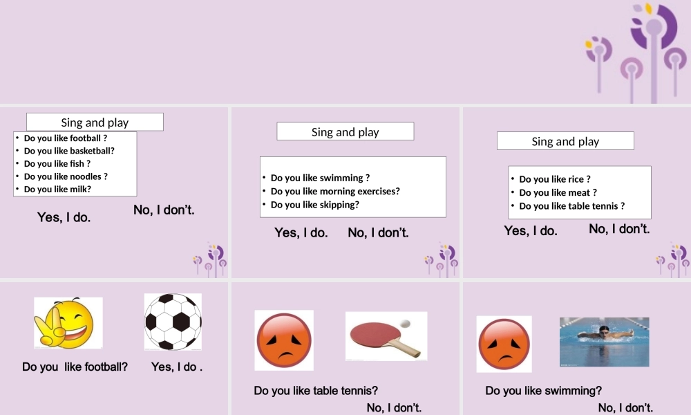 三年级英语下册 Module 4 Unit 2 Does Lingling like oranges（1）教学课件 外研版（三起）-外研版小学三年级下册英语课件