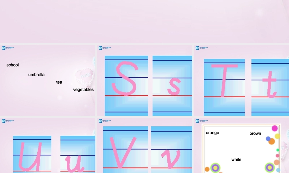 三年级英语上册《Lesson 11 Orange, Brown, White, Black》课件1 （新版）冀教版