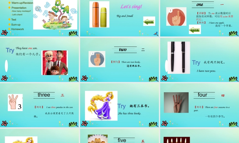 三年级英语下册 Unit 2 Animals at the Zoo Lesson 9 How Many课件 冀教版（三起）-冀教级下册英语课件