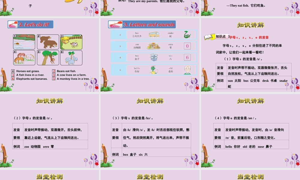 三年级英语下册 Unit 2 Animals at the Zoo Lesson 11 What Do They Eat课件 冀教版（三起）-冀教版小学三年级下册英语课件
