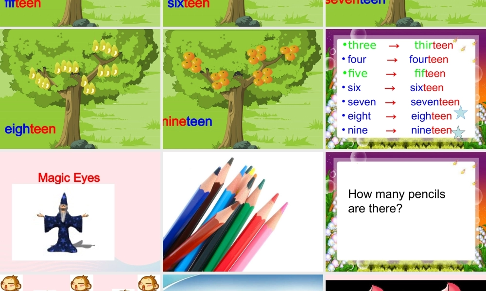 三年级英语下册 module 4 unit 2 thirteen fourteen fifteen课件4 外研版（一起）-外研版小学三年级下册英语课件