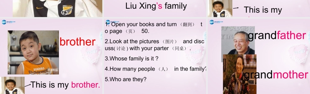 三年级英语上册《Lesson 19 Family》课件2 （新版）冀教版