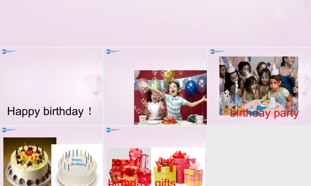 三年级英语上册《Lesson 23 Happy Birthday》课件1 （新版）冀教版