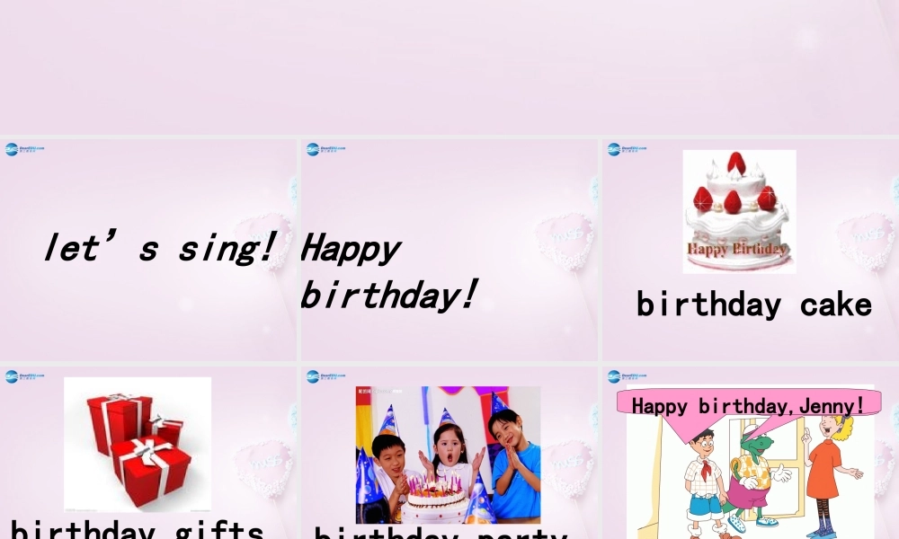 三年级英语上册《Lesson 23 Happy Birthday》课件2 （新版）冀教版