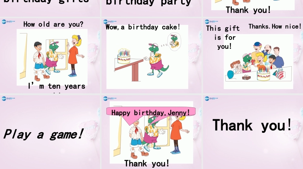 三年级英语上册《Lesson 23 Happy Birthday》课件2 （新版）冀教版