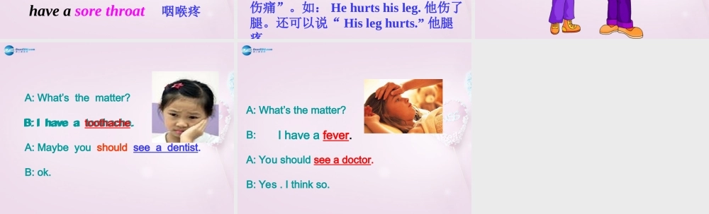 三年级英语上册《Lesson 24 Lynn sees a Doctor》课件1 （新版）冀教版