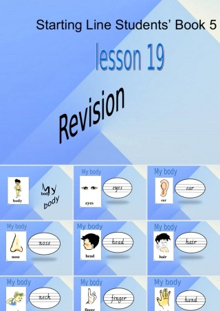 三年级英语上册《Revision1》（Lesson 19）课件 人教新起点-人教新起点小学三年级上册英语课件