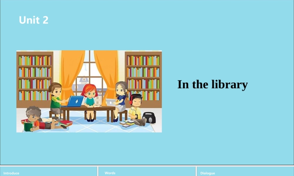 三年级英语下册 Unit 2 In the library（第2课时）课件 牛津版-牛津版小学三年级下册英语课件