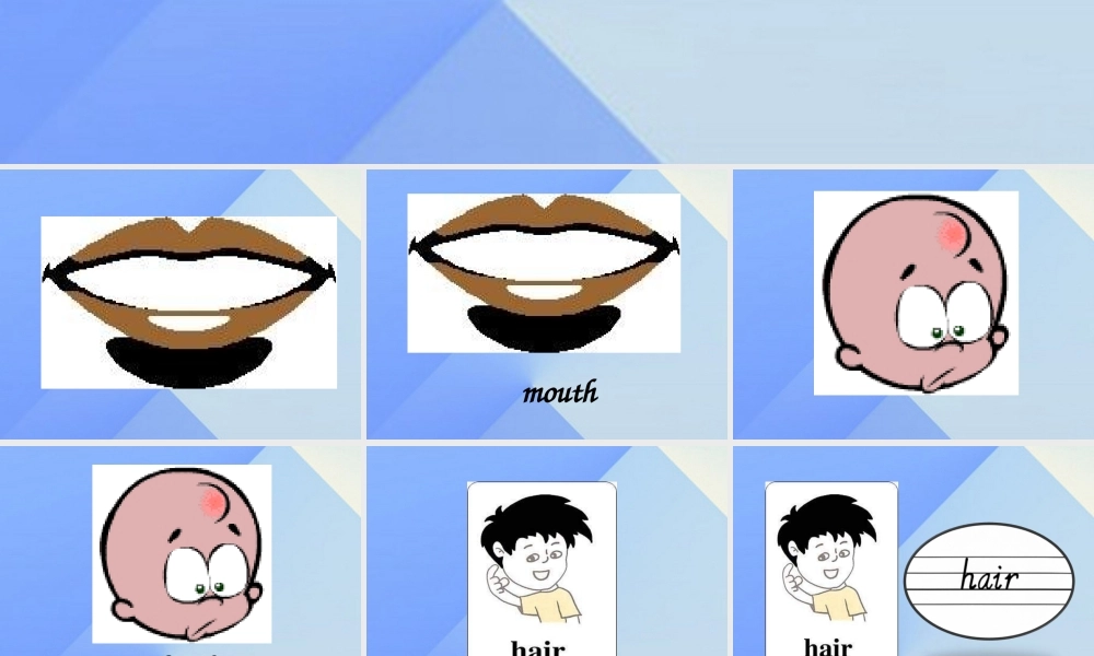 三年级英语上册《Unit 2 My Body》课件 人教新起点-人教新起点小学三年级上册英语课件