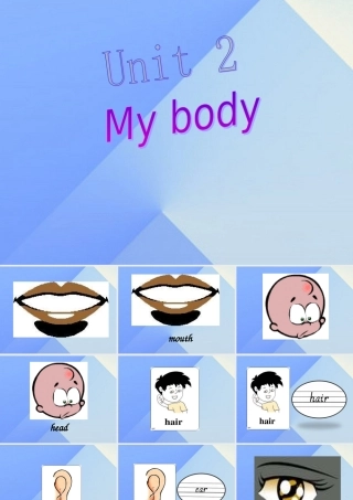 三年级英语上册《Unit 2 My Body》课件 人教新起点-人教新起点小学三年级上册英语课件