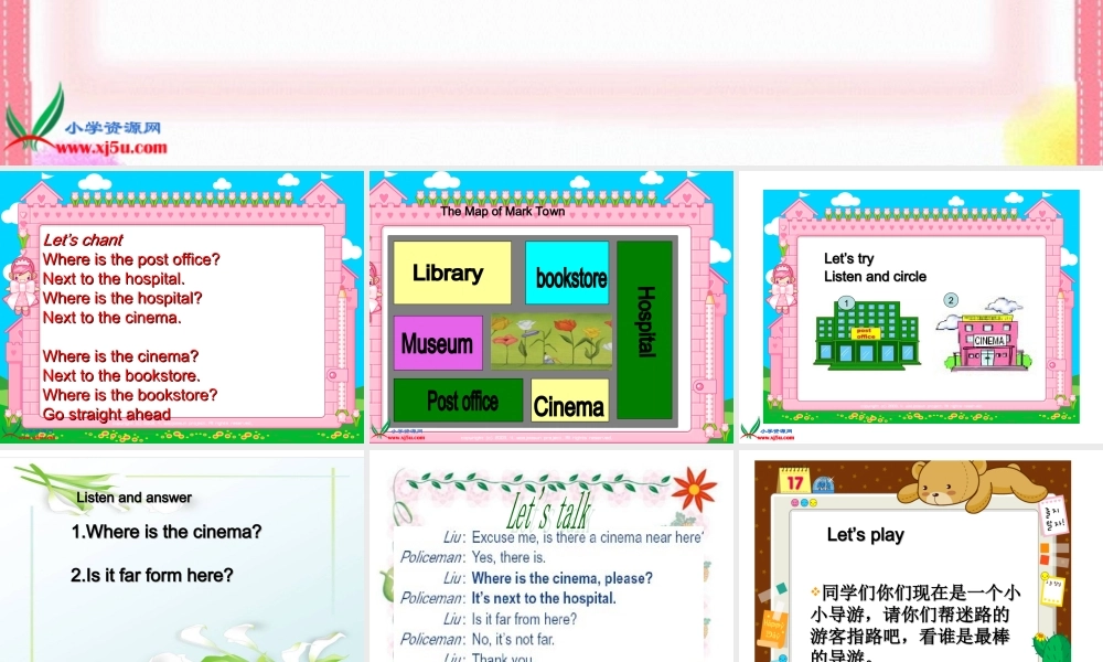 三年级英语下册 Unit 2 let us talk A课件 人教版PEP