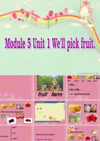 三年级英语下册 Module 5 Unit 1（5）课件 外研版（一起）