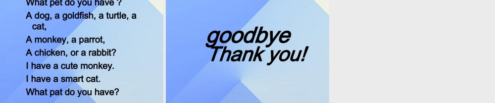 三年级英语上册《Unit 4 pets》课件6 人教新起点-人教新起点小学三年级上册英语课件