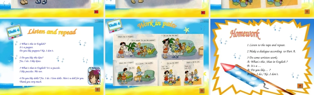 三年级英语上册Unit4第二课时课件 苏教牛津版