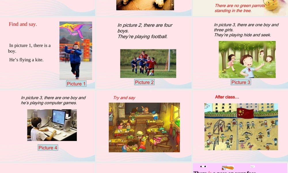 三年级英语下册 module 6 unit 2 there is a small monster课件3 外研版（一起）-外研版小学三年级下册英语课件