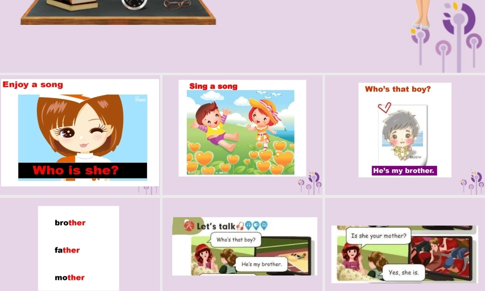 三年级英语下册 Unit 2 My family（第3课时）课件 人教PEP版-人教PEP小学三年级下册英语课件