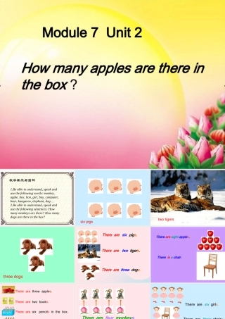 三年级英语下册 module 7 unit 2 how many apples are there in the box课件 外研版（一起）-外研版小学三年级下册英语课件