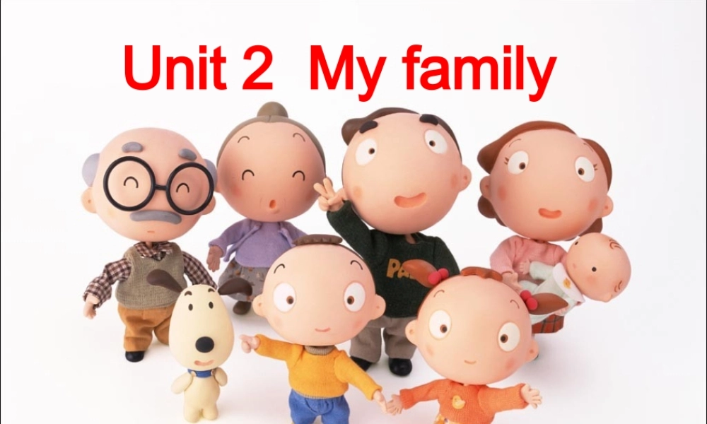 三年级英语下册 Unit 2 My Family课件1 陕旅版-陕旅版小学三年级下册英语课件