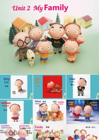 三年级英语下册 Unit 2 My Family课件2 陕旅版-陕旅版小学三年级下册英语课件