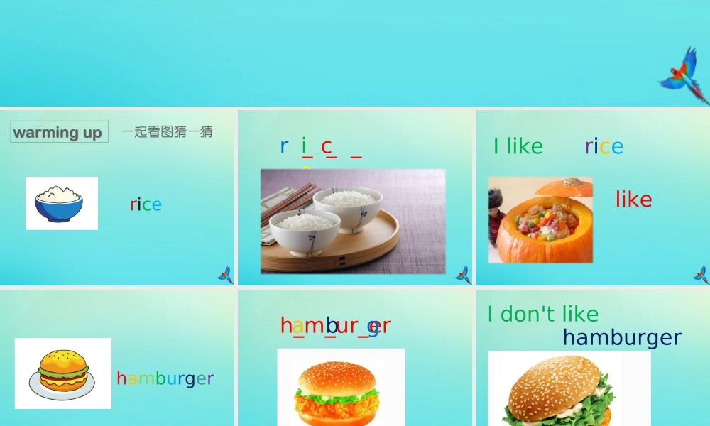 三年级英语下册 Unit 3 Food Part A课件3 闽教版（三起）-闽教版小学三年级下册英语课件