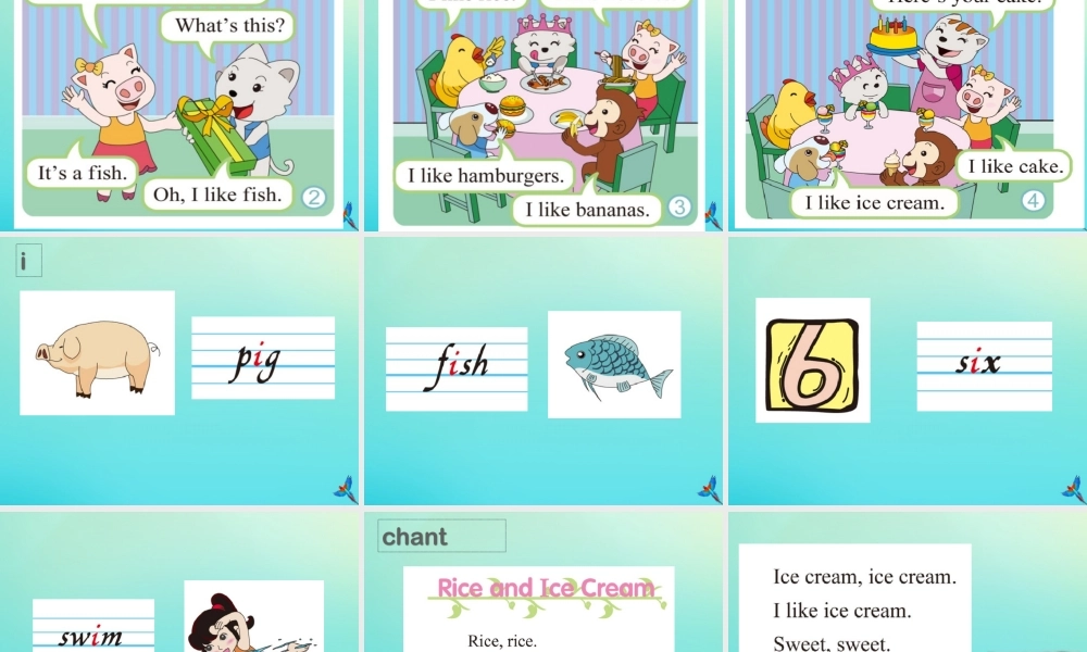三年级英语下册 Unit 3 Food Part A课件3 闽教版（三起）-闽教版小学三年级下册英语课件