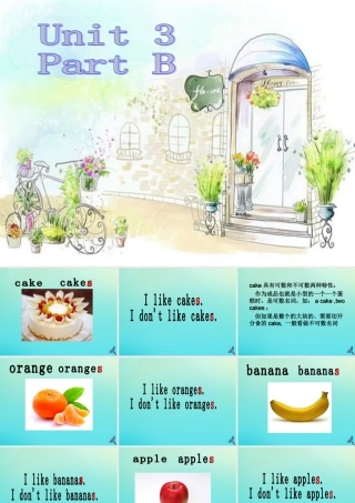三年级英语下册 Unit 3 Food Part B课件2 闽教版（三起）-闽教版小学三年级下册英语课件