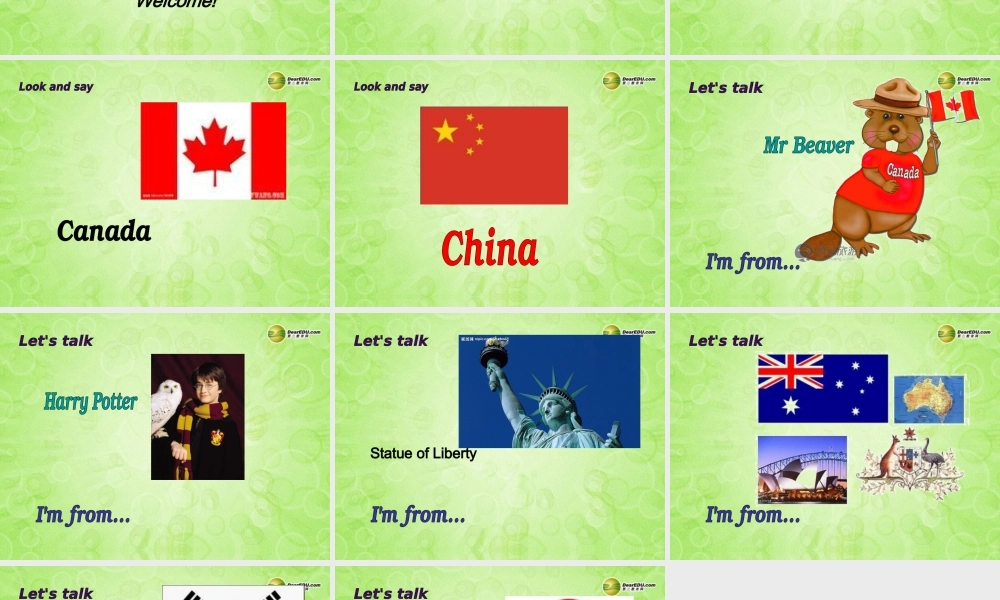 三年级英语下册 Unit1 Welcome back to school第一课时课件 人教PEP（标准版）