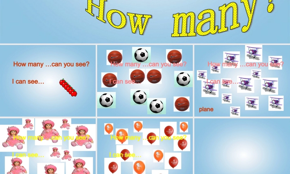 三年级英语下册 Unit 3 How many_02课件 人教PEP