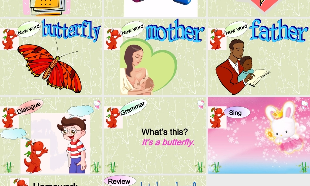 三年级英语下册 unit1（3）课件 广东版开心