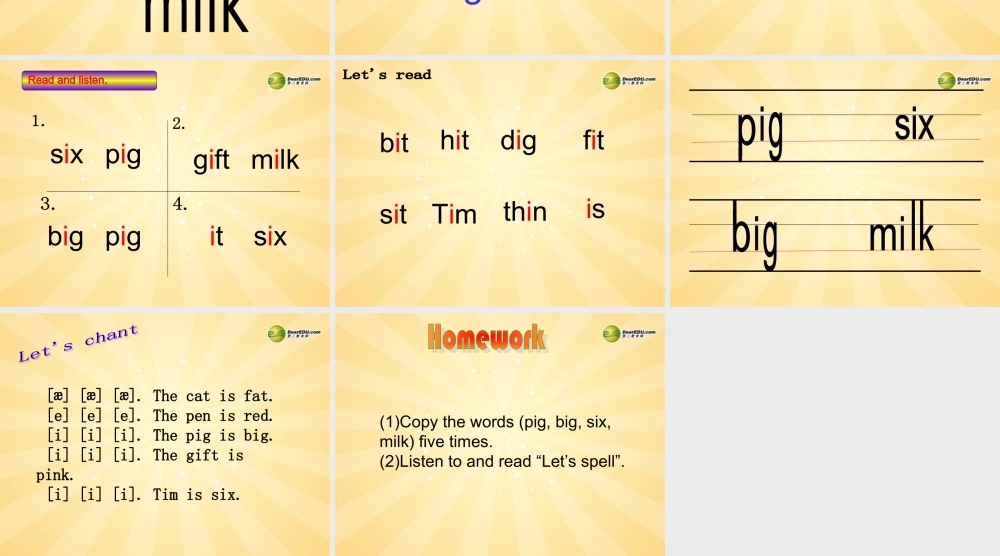 三年级英语下册 Unit3 At the zoo第三课时课件 人教PEP（标准版）