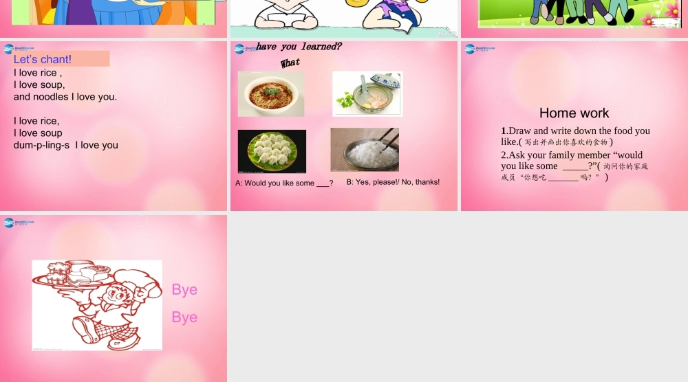 三年级英语下册 Unit3 Food and Meals Lesson14 would you like some soup课件 冀教版（三起）-冀教版小学三年级下册英语课件