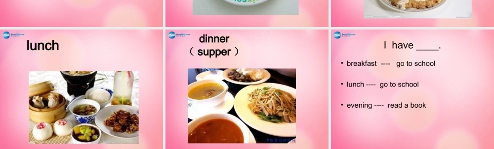 三年级英语下册 Unit3 Food and Meals lesson16 Breakfast Lunch and Dinner课件 冀教版（三起）-冀教版小学三年级下册英语课件