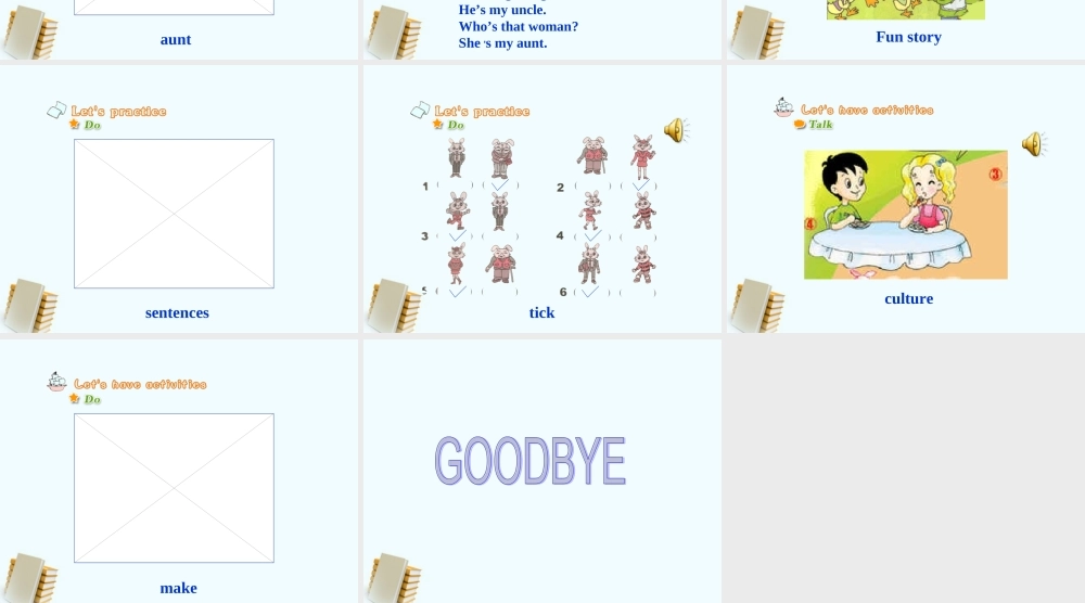 三年级英语下册 unit3(3)课件 人教新版