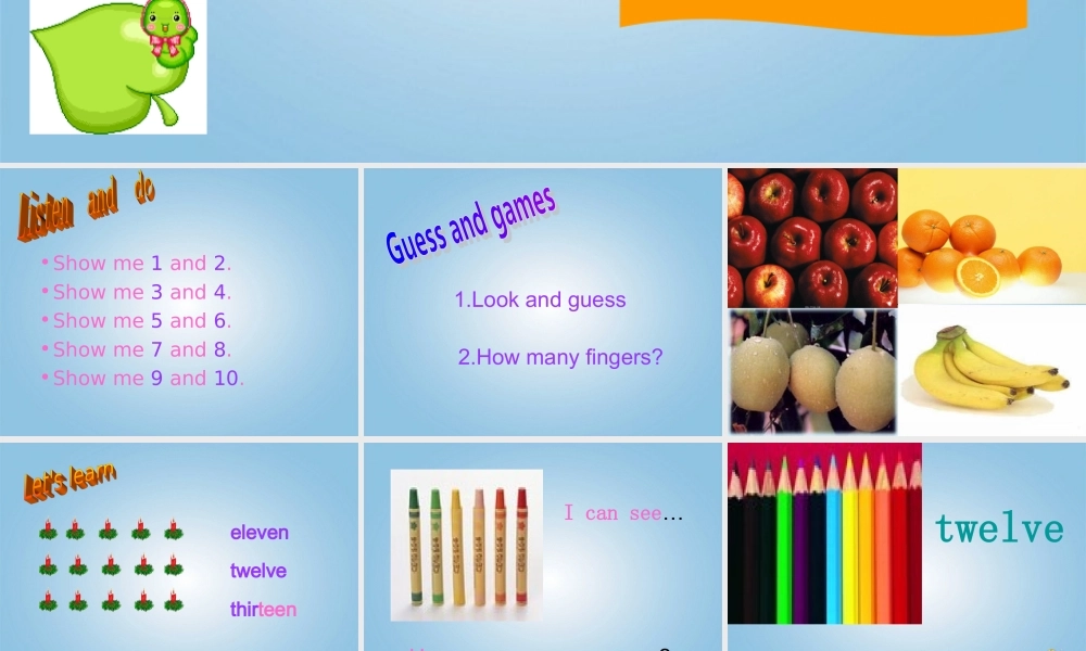 三年级英语下册 Unit3课件 人教PEP