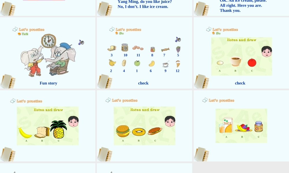 三年级英语下册 unit4 (三)课件 人教新版