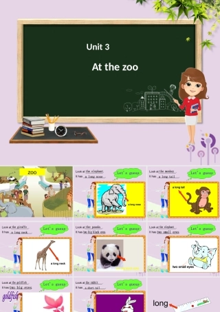 三年级英语下册 Unit 3 At the zoo（第5课时）课件 人教PEP版-人教PEP小学三年级下册英语课件