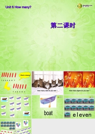 三年级英语下册 Unit6 How many第二课时课件 人教PEP（标准版）