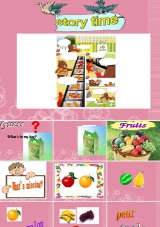 三年级英语下册 Unit 4 Do you like pears第6课时课件 人教PEP