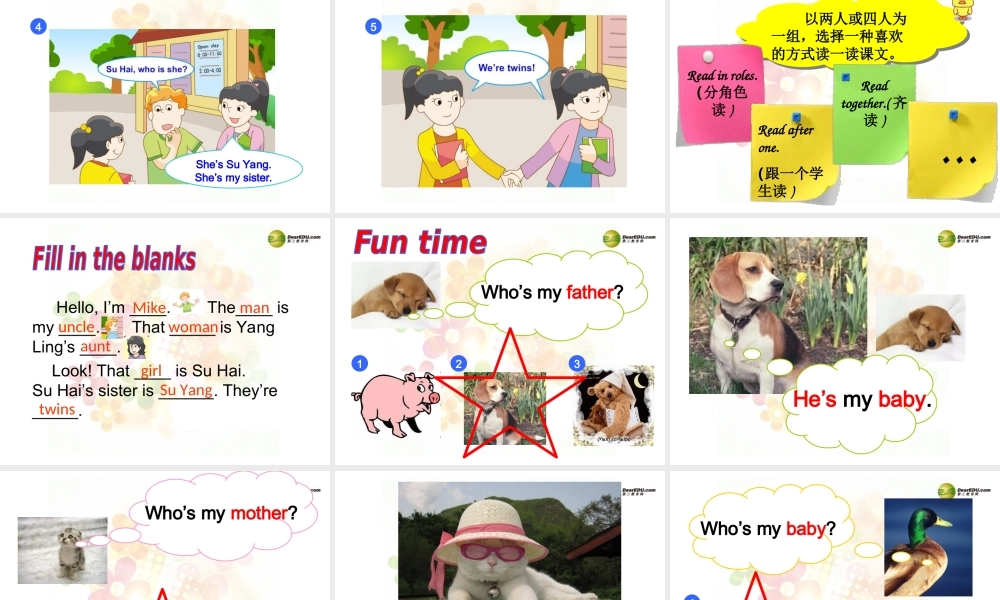 三年级英语下册 Unit8 Story time课件 牛津译林版